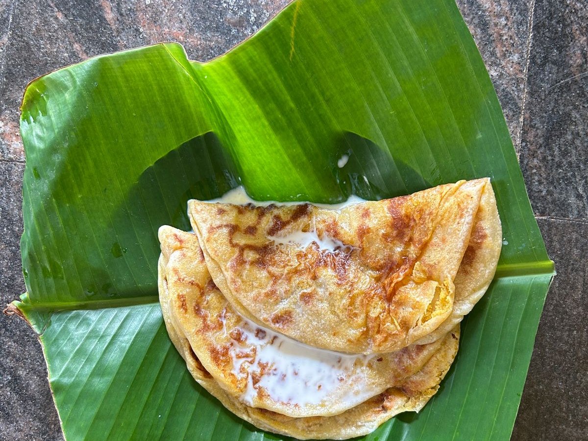 Crêpes indiennes à la farine de pois chiches