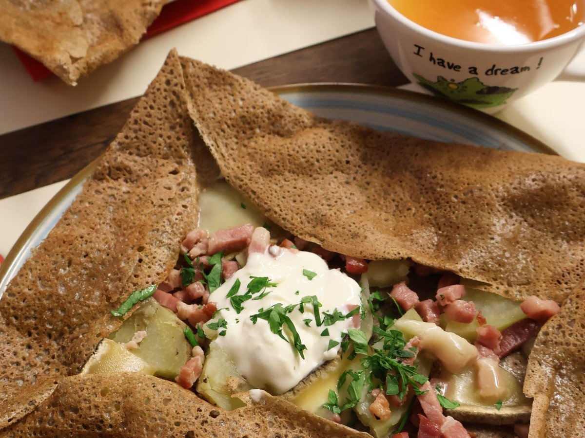 Galettes à la farine de lentilles